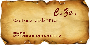 Czelecz Zsófia névjegykártya