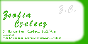 zsofia czelecz business card